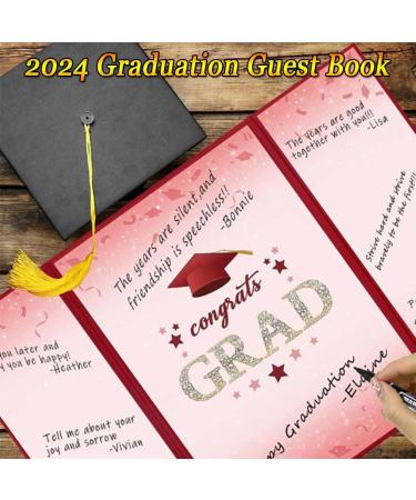 LONGLUAN 2024 Graduation Guest Book Graduation Guest Book 2024 Graduation Sign in Book Graduation Party Guest Book Graduation Party Guest Book 2024 Class of 2024 Graduation Guest Book (Blue) - Buy Online on GoSupps.com