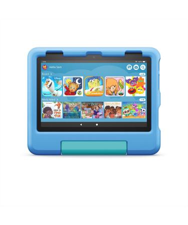 Amazon Kid-Proof Case for Fire HD 8 tablet (Only compatible with 12th generation tablet, 2022 release), Blue