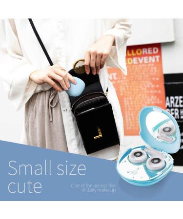 OFONE Contact Lens Cleaner - Portable Rechargeable Vibration Case with Mirror & Remover Applicator for Travel & Home (Blue) - Buy Online on GoSupps.com