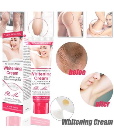 Underearm Whitening Cream - Skin Lightening & Brightening for Dark Skin | 50ml | Sensitive Areas Neck Elbows Inner Thighs & Knees - Buy Online on GoSupps.com