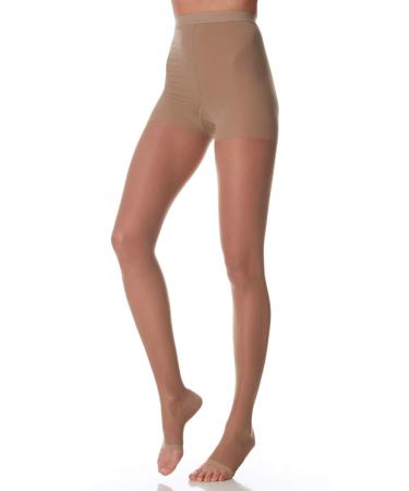 Scudotex Panty 140 Denier Open Lace Color Natural Size 5-1 Piece