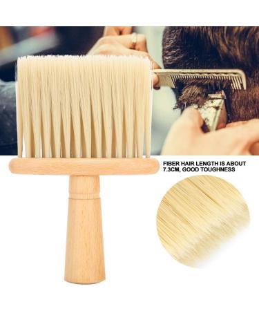 Neck Duster Brush Wooden Handle Haircut Neck Duster Brush For Barber Shop Hairstylist Broken Hair Sweep Brush for for Face and Neck - Buy Online on GoSupps.com