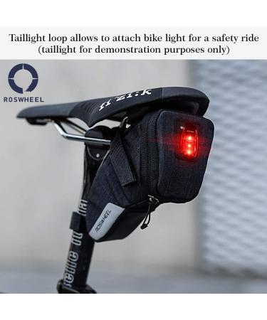 Roswheel 131470 Water Resistant Bike Saddle Bag - Large Under Seat Pouch for Cycling Accessories - Buy Online on GoSupps.com