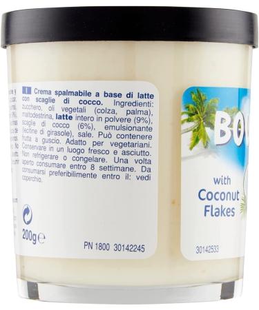  Italian Gourmet E.R. Pack of 6 Bounty creams with coconut flakes 200g - Buy Online on GoSupps.com