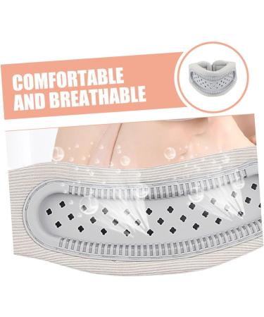 Minkissy Cervical Device Band - Soft Protective Brace for Neck Pain Relief & Support | Travel & Household Use | 52.50x2.20cm Gray - Buy Online on GoSupps.com