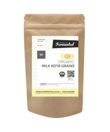 Freshly Fermented - Certified Organic Milk Kefir Grains (5g)