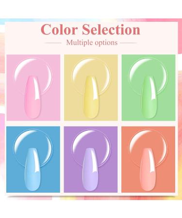 Neon Dip Powder Set - Honey Joy 6 Colors - Nail Art Manicure DIY - Salon Quality - Perfect Gift for Women - No Need for Nail Lamp - 10g/box - Buy Online on GoSupps.com