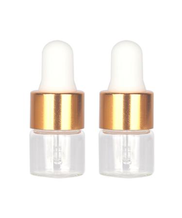 Magic Season Essential Oil Bottles Transparent 1 ml with Pipette 2 Pack