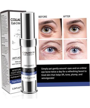 ZERO Moisturizing Eye Cream With Collagen AntiWrinkle Gel For Eyes Reduces Puffiness Dark Circles Natural Ingredients For Refreshment Nutrition For Daily Use - Buy Online on GoSupps.com