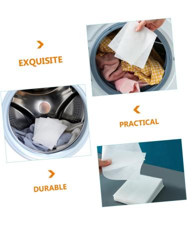 CLISPEED 144 Pcs Anti-cross-dyeing Absorbing Film Clothes Loads Remover Your Orders Laundry Anti Dyed Cloth Grabber Color Savers Washing Supplies Washing Color Protection White 1 count (Pack of 1) Whitex2pcs - Buy Online on GoSupps.com