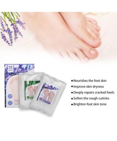 Peeling Foot Mask | Moisturizing & Exfoliating Treatment for Dry Cracked & Rough Feet - Buy Online on GoSupps.com
