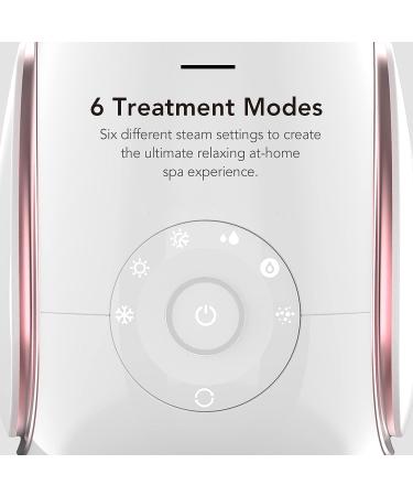 Fancii Nano Ionic Facial Steamer Hot & Cool with Aromatherapy - 30 Min Steam Time, 6 Spa Settings - Professional Home Face Sauna for Moisturizing & Pore Cleansing - Buy Online on GoSupps.com