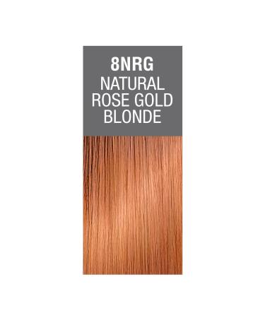 Permanent 8NRG Natural Rose Gold Blonde Hair Color Dye | Vegan Naturally-Derived 100% Gray Coverage Lasts Up to 8 Weeks - Shop Internationally - Buy Online on GoSupps.com