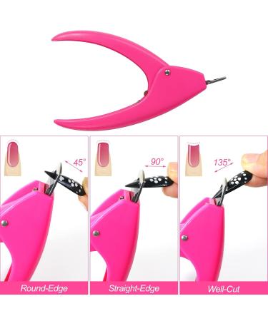 Sularpek Tip Cutter - Pink Nail Clipper for Gel Nails | Ideal for Nail Studios & Home Use | International Shipping Available - Buy Online on GoSupps.com