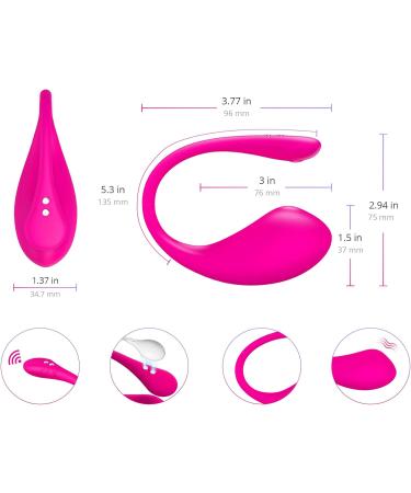 LOVENSE Wearable Lush 3.0 Couples Vibrator - Bluetooth Massager for Women | Shop Internationally - Buy Online on GoSupps.com
