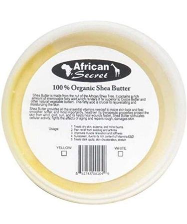 100% Shea Butter Smooth Yellow - 8 Oz