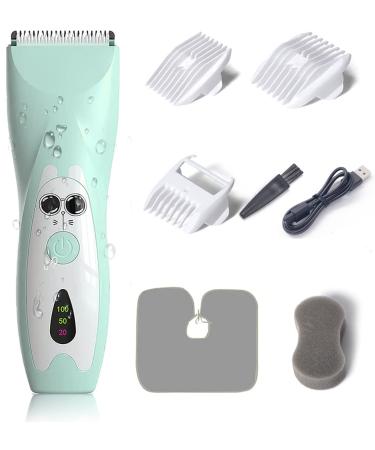 LANMODA Baby Hair Clippers  Ultra-Quiet Hair Trimmer for Toddler  Children with Autism  Waterproof Cordless Ceramic Blade  Rechargeable Haircut Kit for Kids Women Green - Buy Online on GoSupps.com
