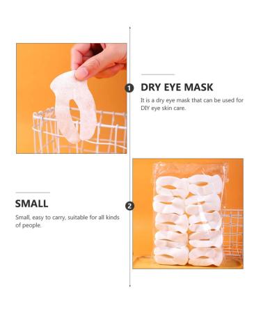 1000 Disposable One-Way Eye Flap Moisture Pads - DIY Eye Care Cotton Patches for Beauty & Relaxation - Buy Online on GoSupps.com