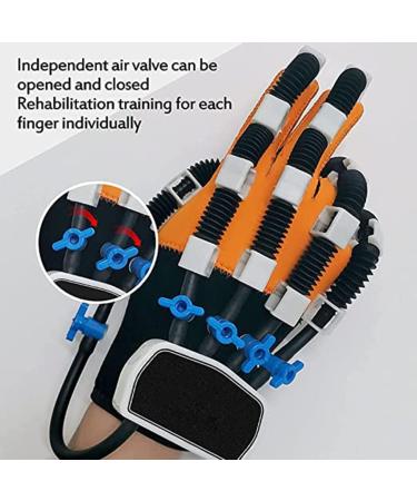 Rehabilitation Robot Gloves Hemiplegia Finger Trainer Stroke Hand Splint Assistive Equipment for Relief Cramps Stiffness Strength Adjust (Left Hand X) - Buy Online on GoSupps.com