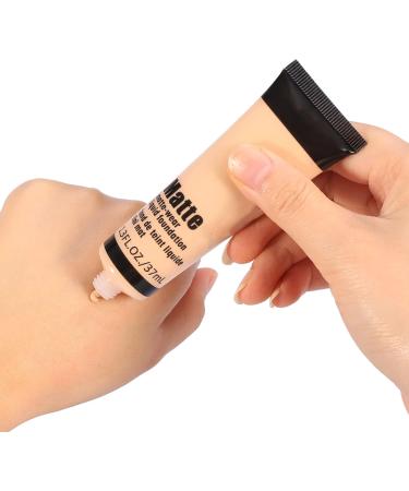  ZJchao Flawless Foundation Smoothing Makeup Base for Face Liquid Foundation Concealer Sunscreen Improves Uneven Skin Tone (BEIGE 6) - Buy Online on GoSupps.com