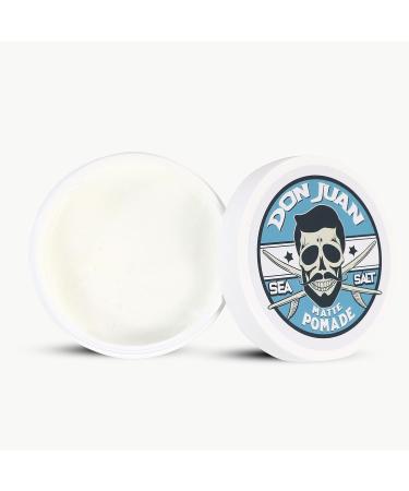 Organic Sea Salt Matte Pomade 4 oz - Medium Hold, Matte Finish, Natural Plant Extracts | Don Juan - Buy Online on GoSupps.com