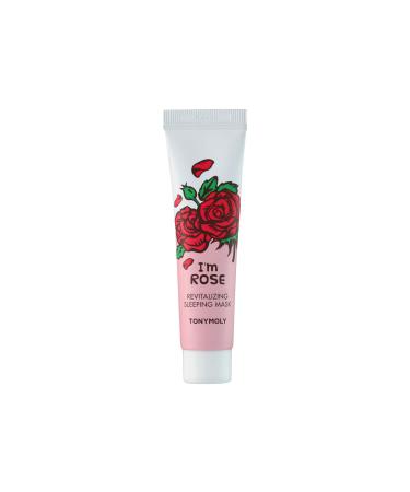 TONYMOLY I'm Rose Revitalizing Sleeping Mask (Travel Size) 1 Fl Oz (Pack of 1)