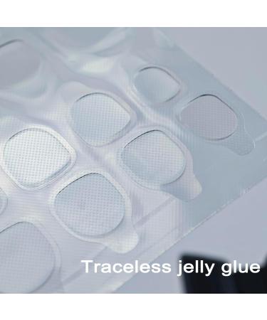 Melearch Fake Nail Wearing Tool Kit Press on Nails Include Jelly Glue Nail file Orange Wood Alcohol Pad Set B - Buy Online on GoSupps.com