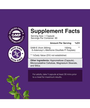Bundle of Nootropic Memory Supplement for Brain Support - Vitamin B 12 Bacopa Monnieri Rhodiola Rosea DMAE Ginkgo Biloba and Pure SAM E Supplement 150mg - Nootropic Same 150mg Per Serving for Memory - Buy Online on GoSupps.com