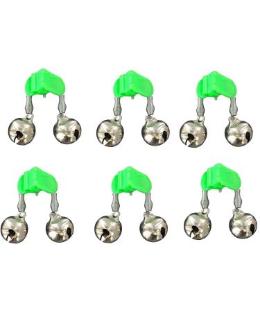 Set: 6 eel bells bite indicators catfish bite indicators with glow stick holder + free Petri Heil! sticker - Buy Online on GoSupps.com