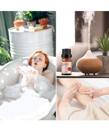 GREENSLEEVES Strawberry Essential Oil, 10ml Pure Plant-Based Fragrance Oil for Aromatherapy, Essential Oils for Diffuser, Air Freshener, Massage, Bath Bomb, Scented Candle Soap Making - Buy Online on GoSupps.com
