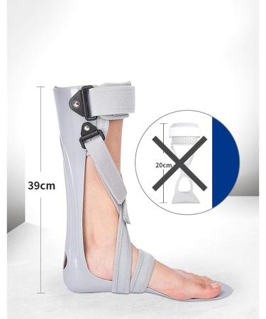 Adjustable Foot and Ankle Orthosis Support Brace for Foot Drop Rehabilitation - Small Left Size | Ideal for Hemiplegia & Stroke Recovery - Buy Online on GoSupps.com