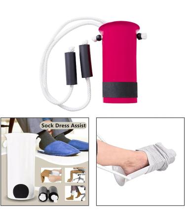 Amagogo Comfortable Sock Aid for Elderly - Easy Non-Slip Sock Helper for Effortless Dressing - Red - Buy Online on GoSupps.com