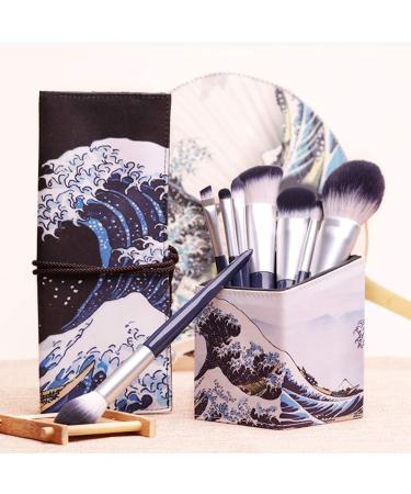 Premium 10-Piece Makeup Brush Set - Non-Irritating Synthetic Brushes with Travel Bag & Foundation Brush for Flawless Application - Buy Online on GoSupps.com