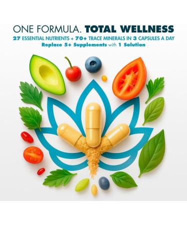 myPEAK Wellness Award-Winning Vegan Multivitamin with ElevATP Ancient Peat Extract Natural Astaxanthin Iron Resveratrol and Alpha GPC Immunity Booster All-in-One for Men and Women 90 Count - Buy Online on GoSupps.com