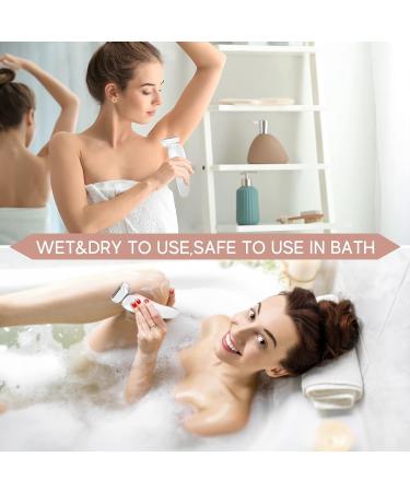 Painless Electric Lady Shaver - Cordless Wet & Dry Bikini Trimmer for Women - Rechargeable and Waterproof Body Shaver - Buy Online on GoSupps.com