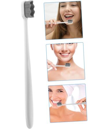 Buy Tovinanna 16 Pcs Aesthetic Soft Toothbrush Set - Travel Friendly Durable and Stylish White Toothbrushes for Home Use - Buy Online on GoSupps.com