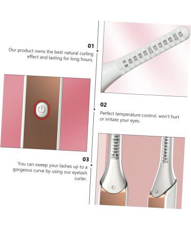 Healeved Eyelash Curler Mini Eyelash Brush Beauty Eyelash Beauty Tool Eyelash Rechargeable Eyelash Brush Eyelash Clips Eyelash Curling Clip USB Eyelash Brush - Buy Online on GoSupps.com