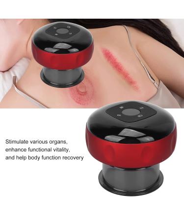 Electrical Cupping Therapy Massager Set | GUA SHA Device for Pain Relief & Cellulite Treatment - Red - Buy Online on GoSupps.com