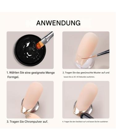 Krmoau 3D Nail Sculpting Gel LED/UV 3D Nail Sculpting Glue Non-Adhesive Glue Manicure Accessory for Home On-the-Go Travel - Buy Online on GoSupps.com