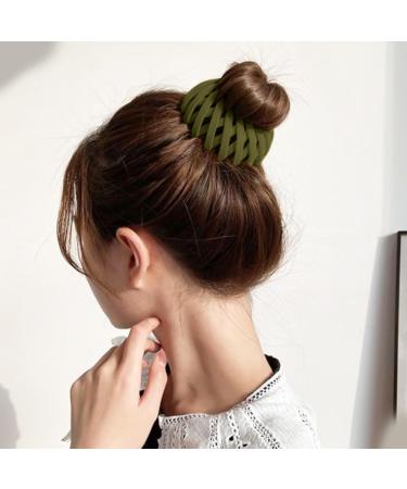 Bird's Hairpin Clip - Bird Nest Hair Clip | Vintage Nest Hair Clips | Expandable Ponytail Holder Hair Pin | Retractable Hair Clip | Three Rows Teeth Styling Clip For Making Ponytail And Hairpin Green - Buy Online on GoSupps.com