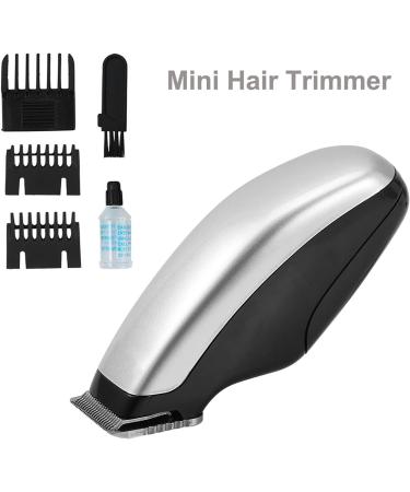 Facial Hair Trimmer for Beard Fast Trimming Electric Hair Clipper with Automatic Grinding Function 3 Trimming Combs for Variable Cutting Length Replaceable Battery Silver - Buy Online on GoSupps.com