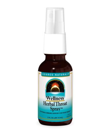 Source Naturals Wellness Herbal Throat Spray 2 fl oz (59.14 ml) - Buy Online on GoSupps.com