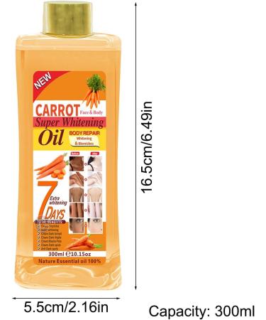  G n rique Turmeric Oil - Pre-Diluted Skin Oil | 300ml Moisturizing Body il | Brightening Turmeric il for Radiant Skin Elasticity Dry Sk n Relief & Routine - Buy Online on GoSupps.com