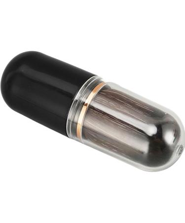 Telescopic Makeup Brush Portable Durable Lightweight Dense Bristle Mini Blush Brush Versatile with Lid for Travel (Black) - Buy Online on GoSupps.com