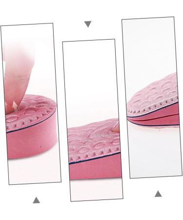 FOMIYES Invisible Heightening Shoe Cushions - 4 Pairs Heel Lifts for Men Comfortable Insoles for Height Increase Discreet Shoe Pads & Inserts - Buy Online on GoSupps.com