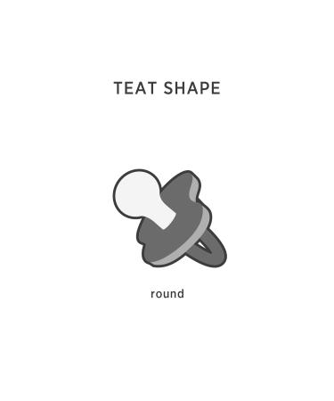 HEVEA Pacifier Shiitake Grey - Natural Rubber Star & Moon Design for 3+ Months - International Shipping Available - Buy Online on GoSupps.com