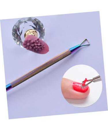 Healeved Gel Nail Polish Remover Cuticle Trimmer Nail Embellishments Cuticle Pusher Orange Hair Bow Pusher Gel Barber Station Organizer Gel Polish Remover Portable Nail Pusher Symphony medium Colorful - Buy Online on GoSupps.com