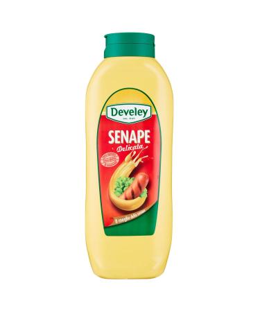 Develey Develey Delicate Mustard Squeeze Top Down Large Size 875 ml