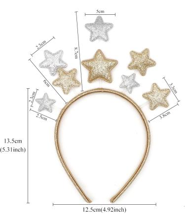 ALLY-MAGIC Christmas Headband Star Headband Cute Star Hair Hoop Xmas Hair Accessories for Women and Girls Happy New Year Headband for Fancy Dress Party Festival Holiday Birthday Y6-WJXFG(Brown) - Buy Online on GoSupps.com