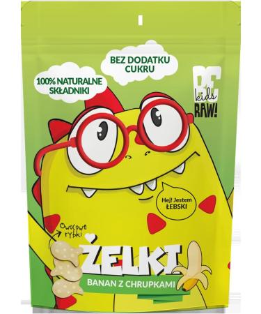  Be Raw! Rubber Bear with Banana and Chips No Added Sugar 35g Purella Food - Buy Online on GoSupps.com